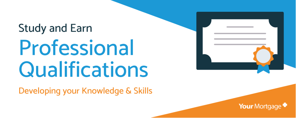 graphic highlighting professional qualifications that can be gained