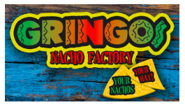 Gringos logo with 2 nachos