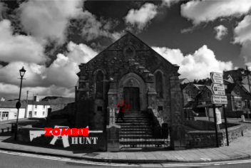 Zombie Hunt old church HQ, Wales