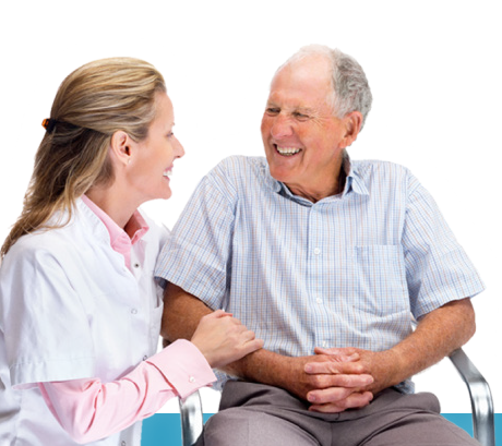 Profad franchisee looking after a patient