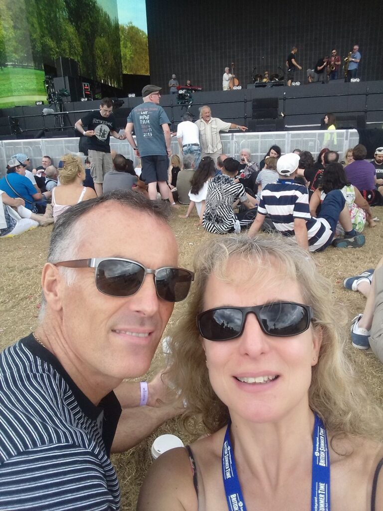 Activ franchisees Lisa & Reece Smith enjoying free time at a music festival